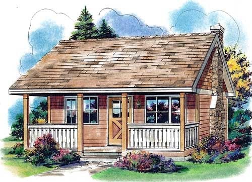 Country House Plan 58559 Elevation