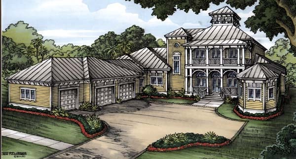 House Plan 58905 Elevation