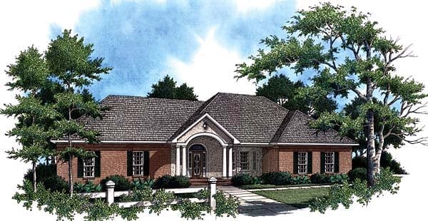 House Plan 59020 Elevation