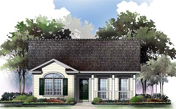 House Plan 59043 Elevation