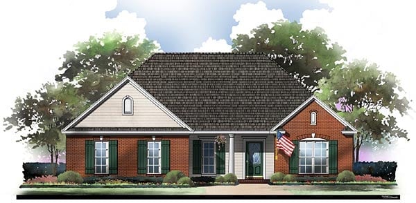 House Plan 59058 Elevation