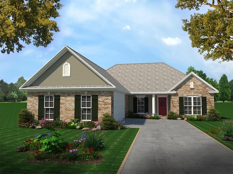 House Plan 59061 Elevation