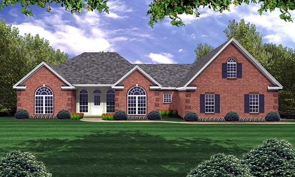 House Plan 59074 Elevation