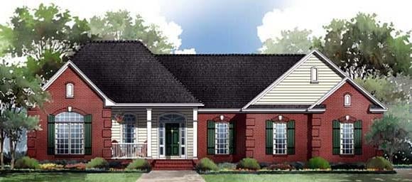 House Plan 59087 Elevation