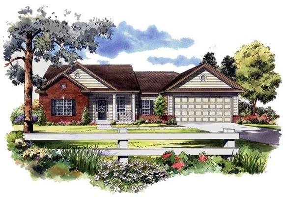 House Plan 59127 Elevation