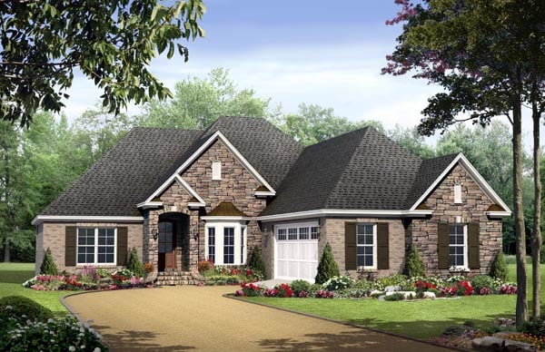 House Plan 59132 Elevation