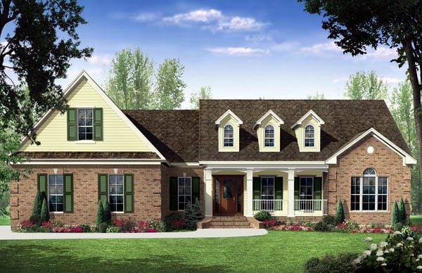 House Plan 59171 Elevation