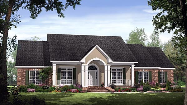 House Plan 59190 Elevation