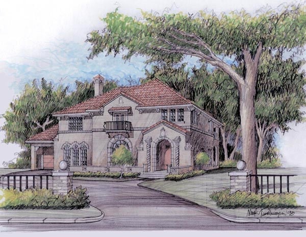 House Plan 59502 Elevation