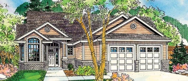 House Plan 59719 Elevation