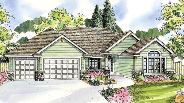 House Plan 59782 Elevation