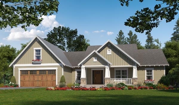 House Plan 59989 Elevation