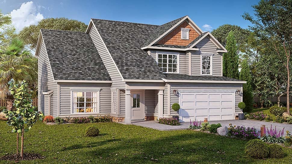 House Plan 60040 Elevation