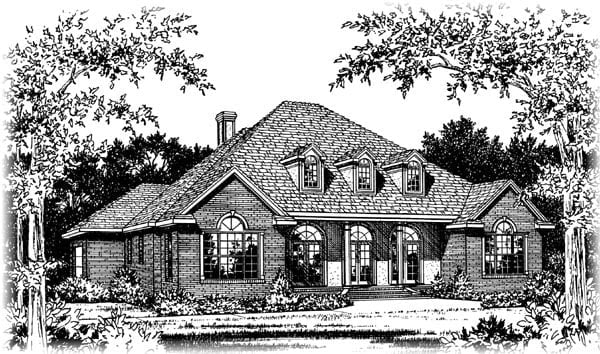 House Plan 60328 Elevation