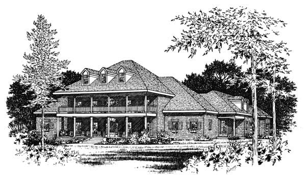 House Plan 60342 Elevation