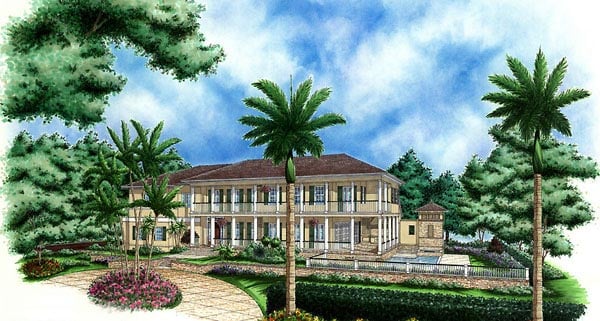 House Plan 60438 Elevation