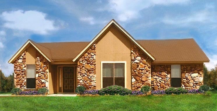 House Plan 60632 Elevation