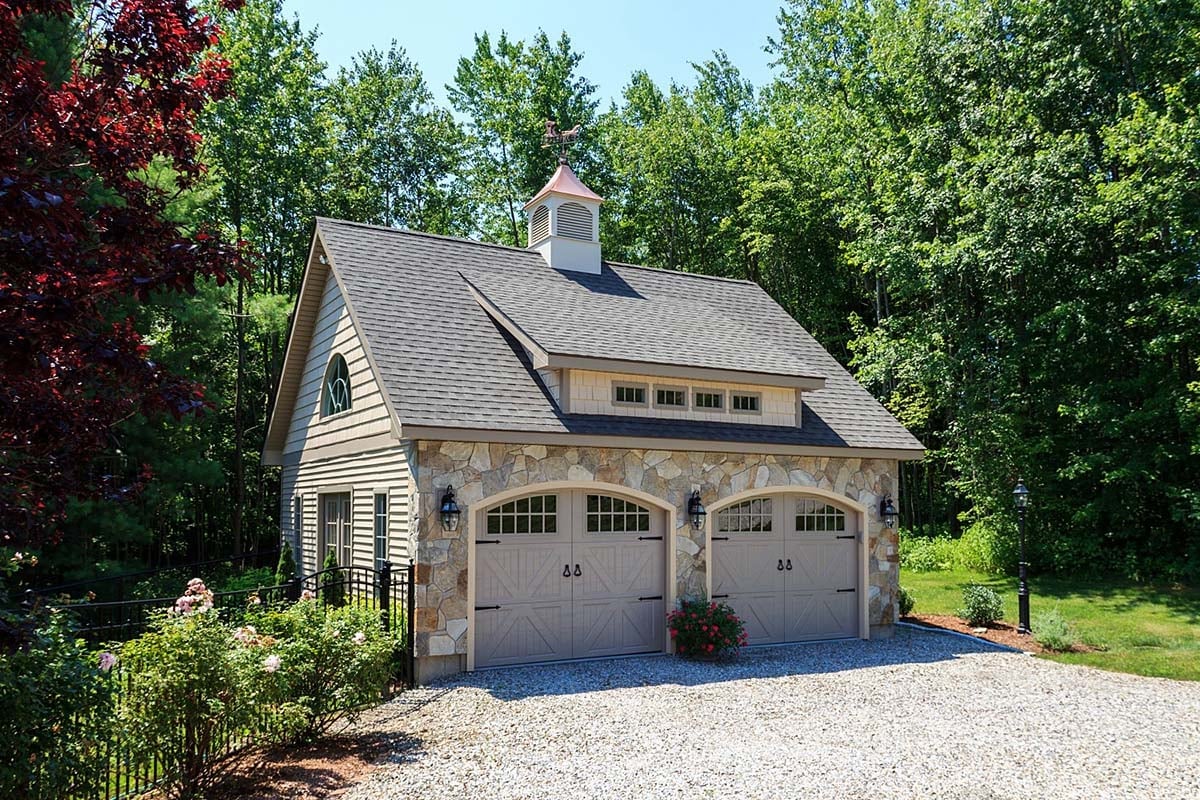 Garage Plan 60682 - 2 Car Garage Elevation