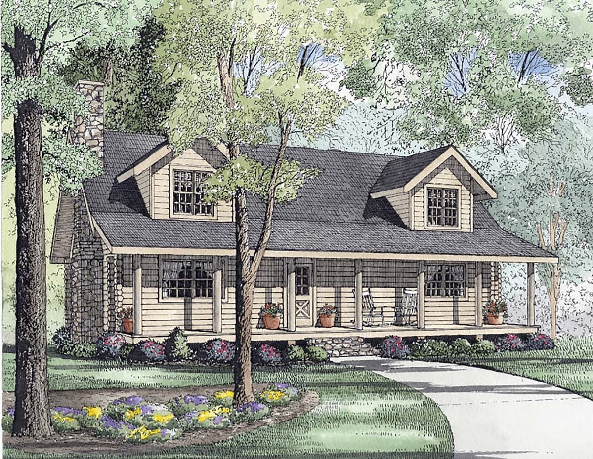 House Plan 61133 Elevation