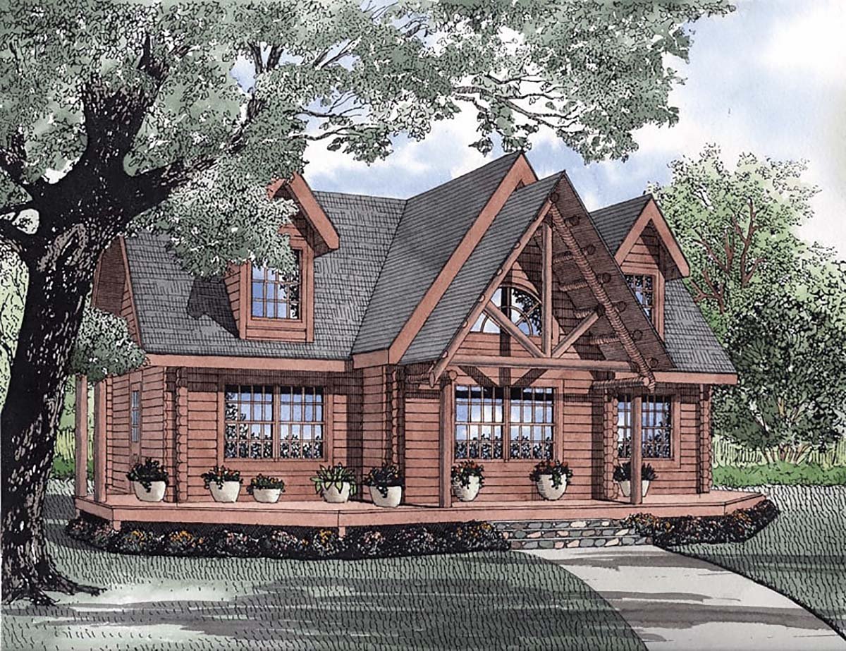 House Plan 61156 Elevation