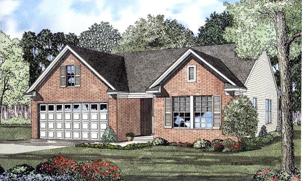 House Plan 61207 Elevation