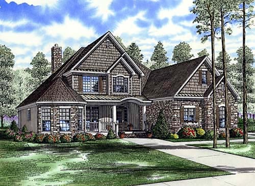 Plan 61331 | Craftsman Style with 4 Bed, 3 Bath, 3 Car Garage