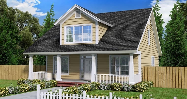House Plan 61403 Elevation