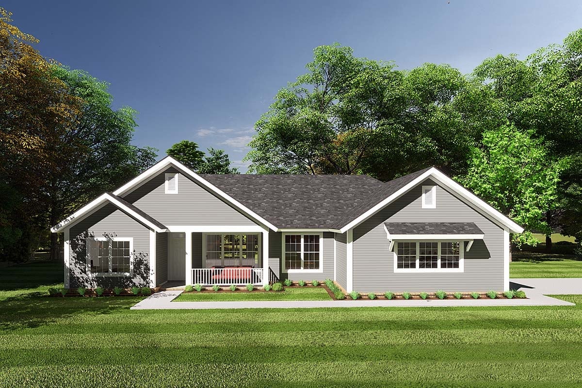 House Plan 61407 Elevation