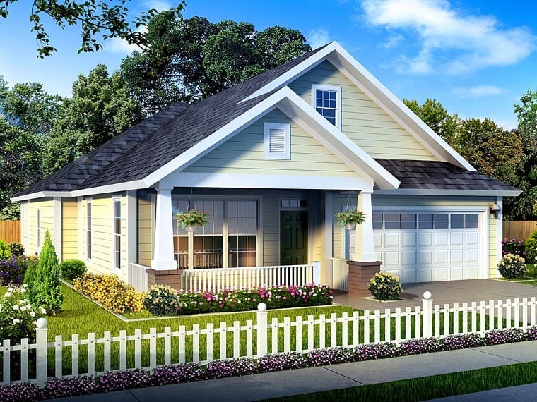 House Plan 61430 Elevation