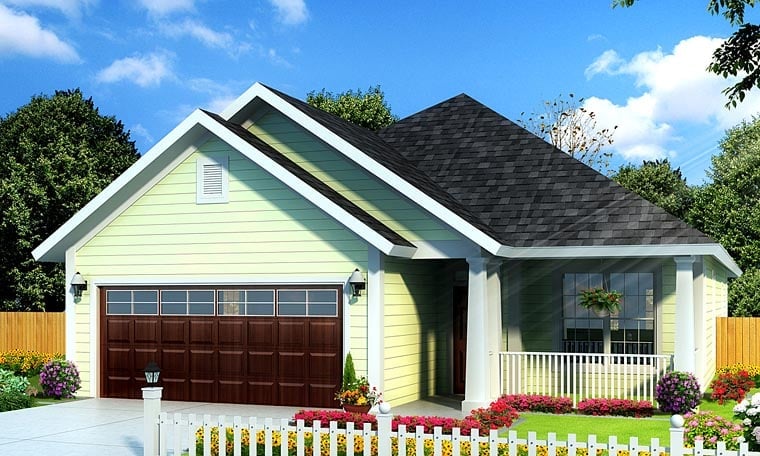 House Plan 61431 Elevation