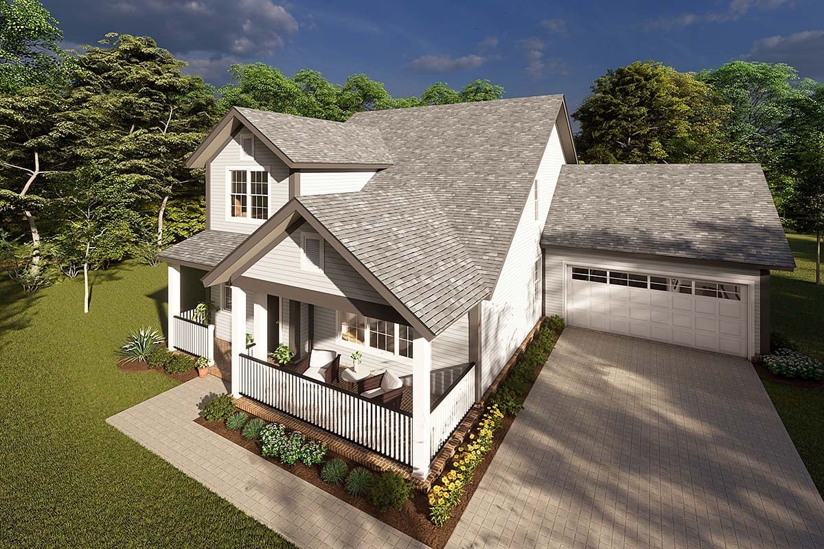 House Plan 61463 Elevation