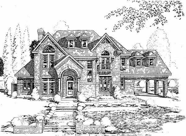 Plan 61607 | Victorian Style with 4 Bed, 5 Bath, 2 Car Garage