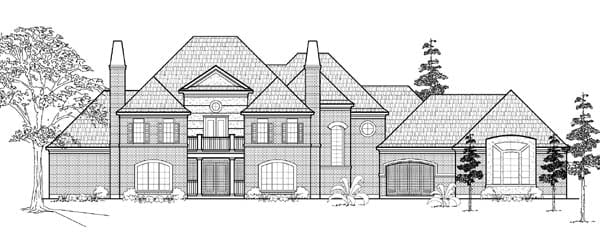 House Plan 61841 Elevation