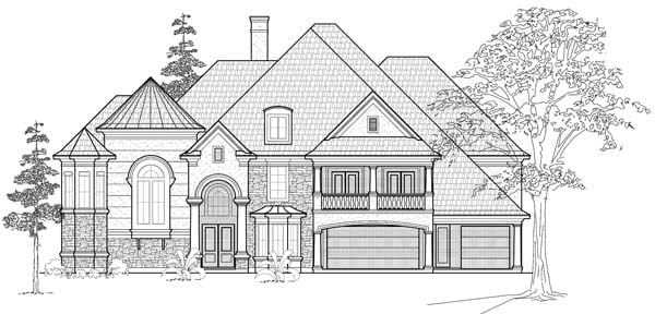 House Plan 61872 Elevation