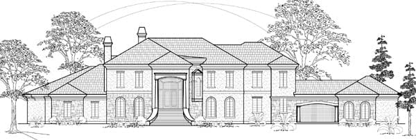 House Plan 61889 Elevation