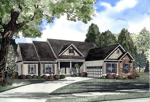 House Plan 62062 Elevation