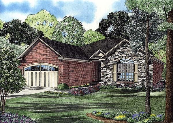 House Plan 62105 Elevation