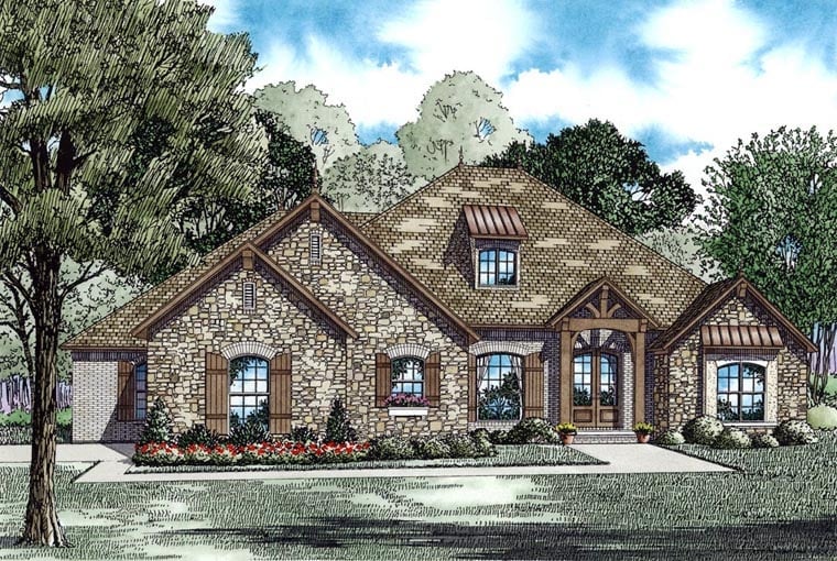 House Plan 62188 Elevation