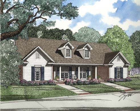 Multi-Family Plan 62379 Elevation