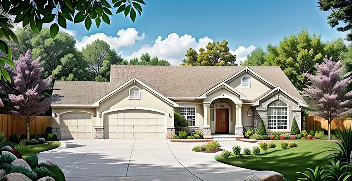 House Plan 62554 Elevation