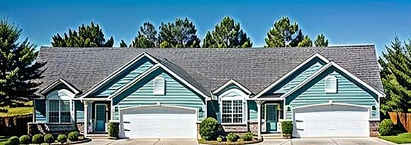 Multi-Family Plan 62626 Elevation