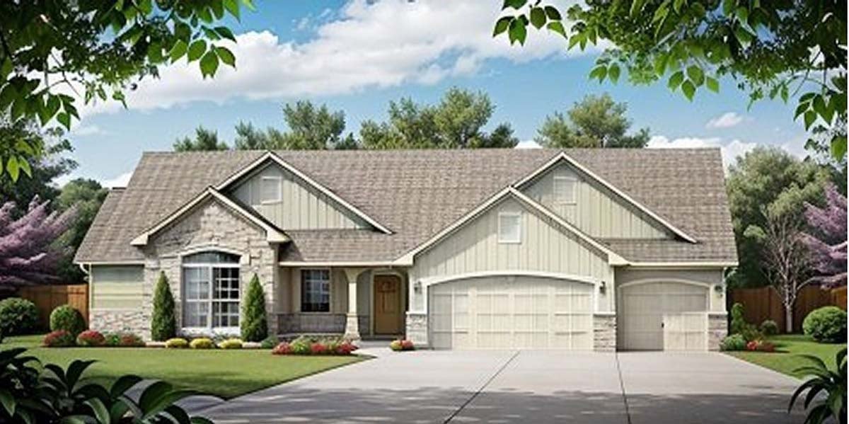 House Plan 62627 Elevation