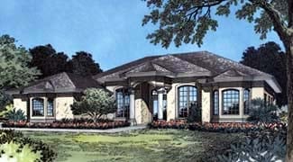 House Plan 63005 Elevation