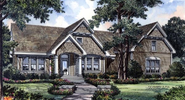 House Plan 63049 Elevation