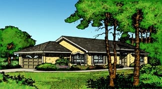 House Plan 63140 Elevation