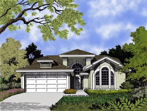 House Plan 63178 Elevation