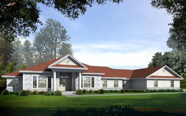 House Plan 63550 Elevation