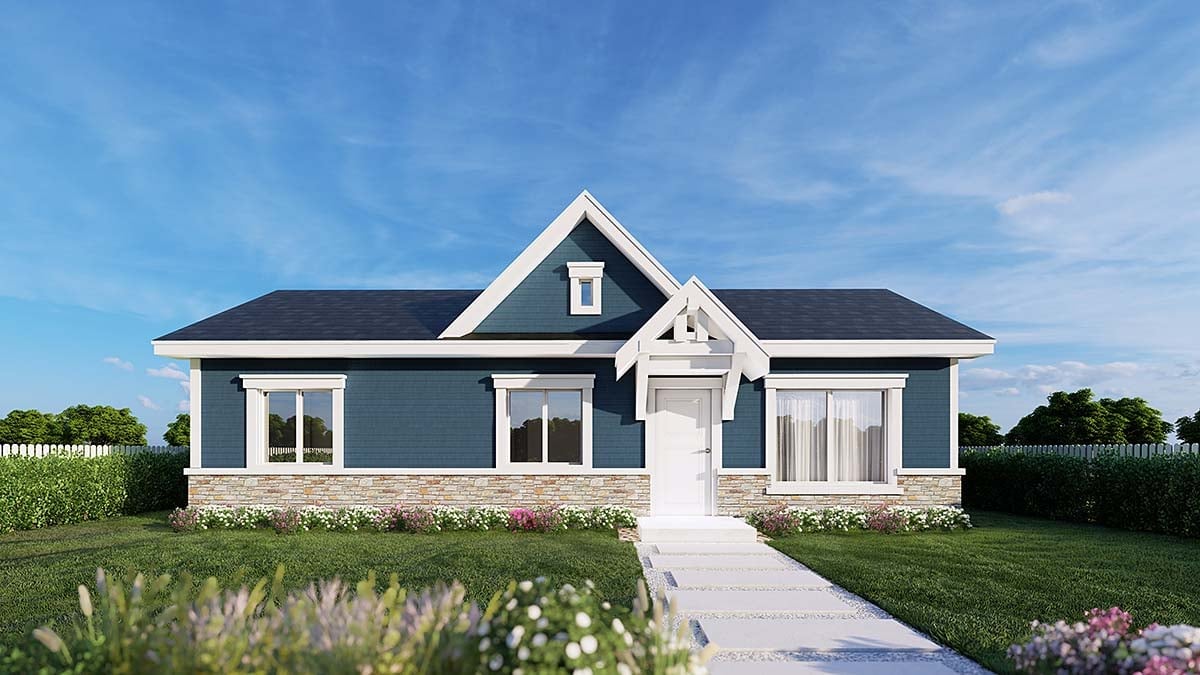 House Plan 63565 Elevation
