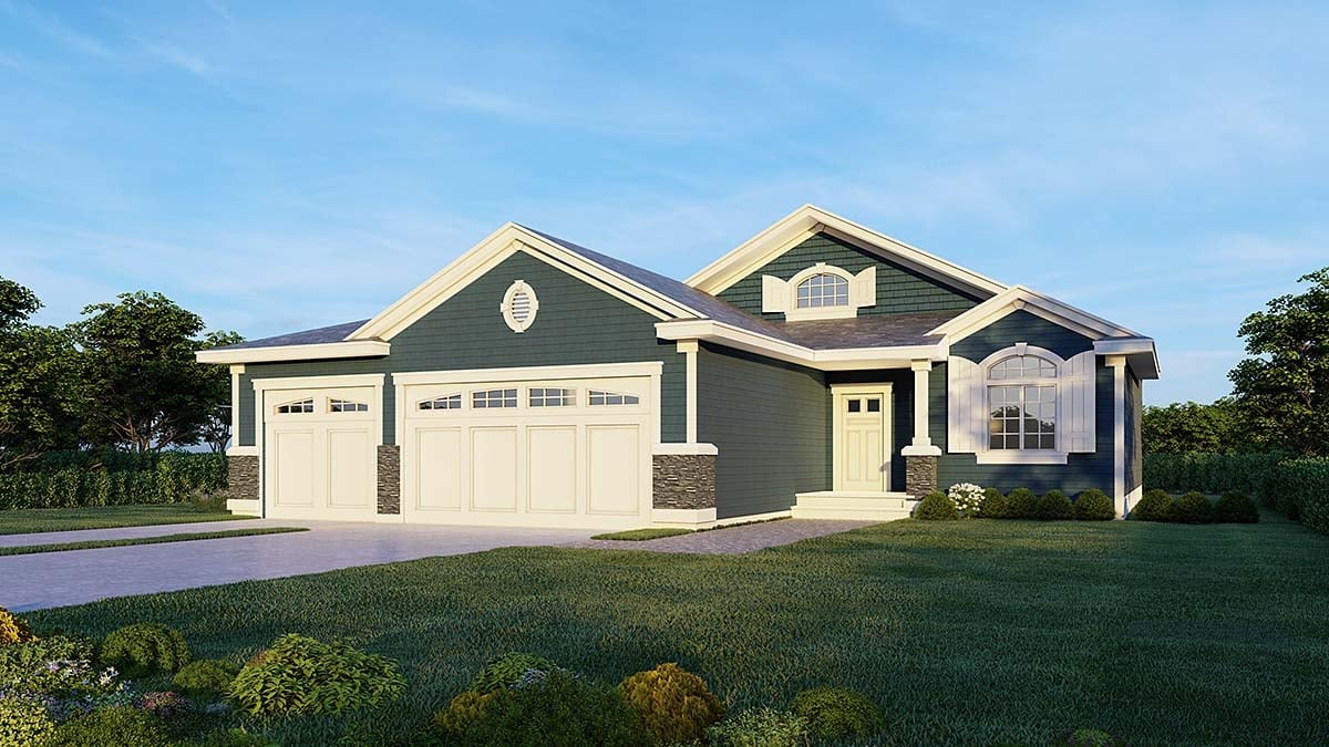 House Plan 63572 Elevation