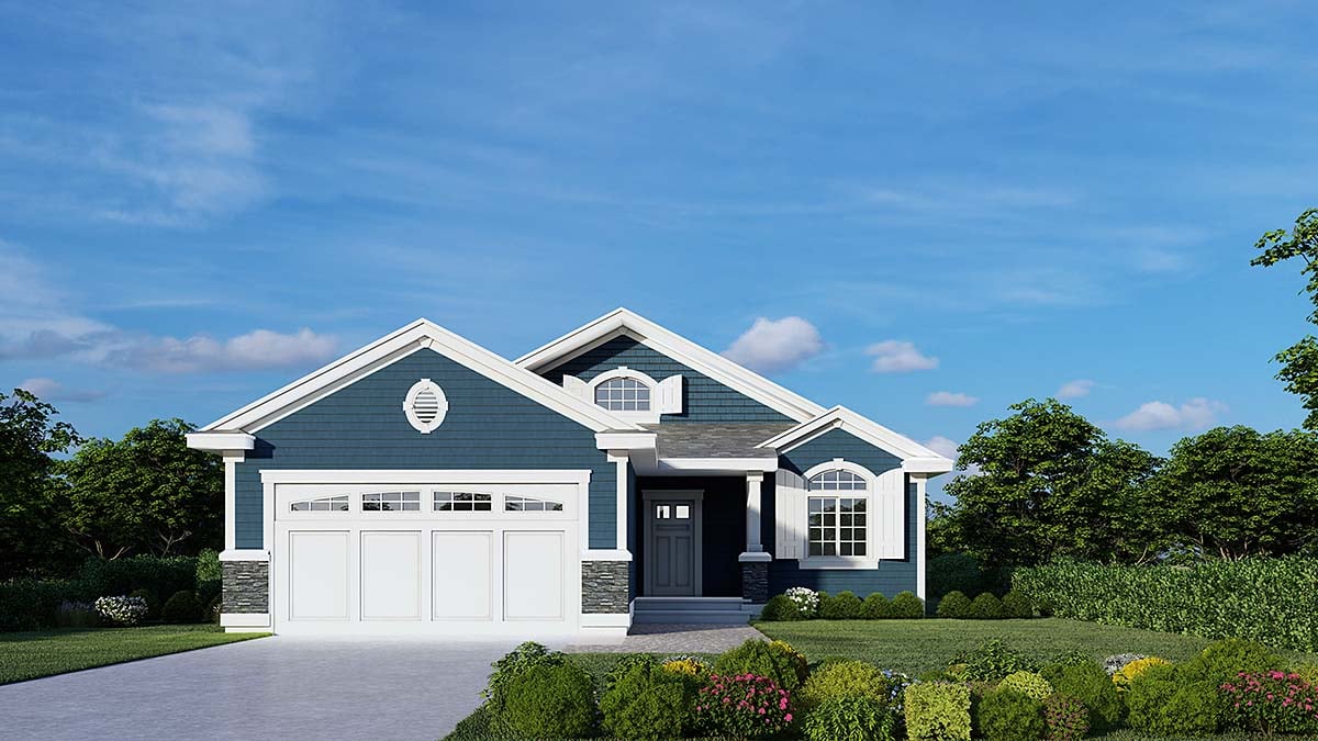 House Plan 63573 Elevation